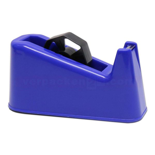 Tischabroller für Klebefilm, Kunststoff blau - bis 66/25 mm