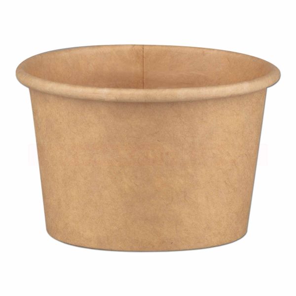 Dressingbecher Gourmet rund - BECHER - Hartpapier braun
