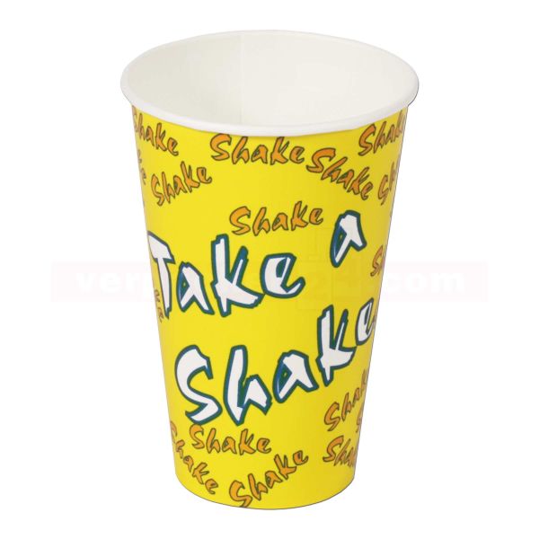 Milchshakebecher aus Hartpapier - Take a Shake - neutral
