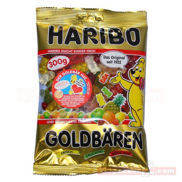 01 - HARIBO Goldbären - aus Fruchtgummi - 340 g