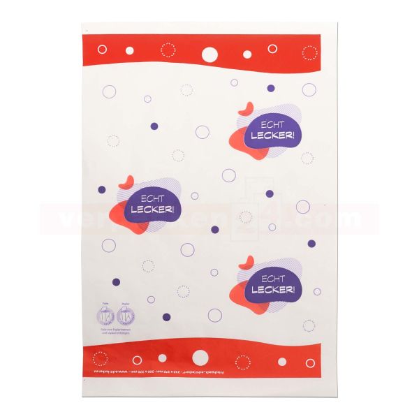 Frischpack (Edelpack), folienkaschiert - Echt lecker - FSC®