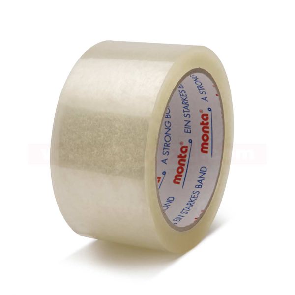 Packband PP, transparent - Premium - Rolle 50 mm / 66 m
