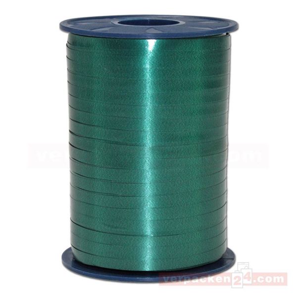 Glanzband auf Rolle 500 mtr., 5 mm - grün (035)