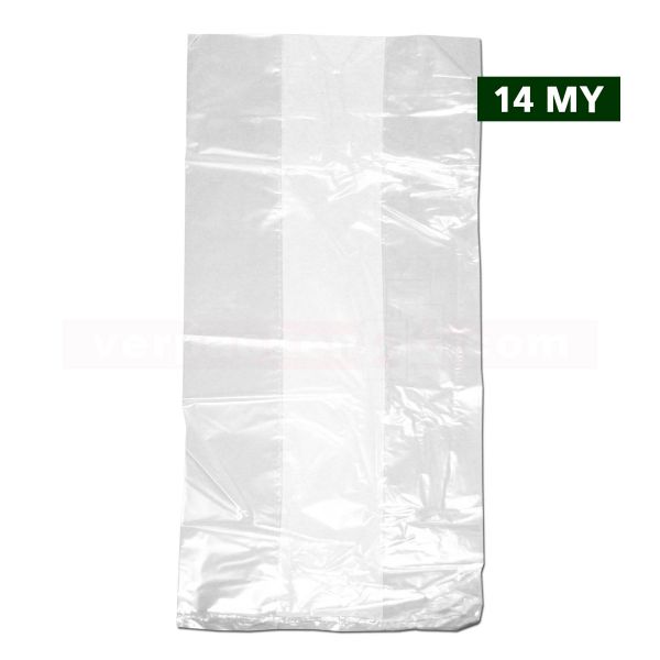 LDPE-Faltenbeutel transparent, ungelocht - 14 µ