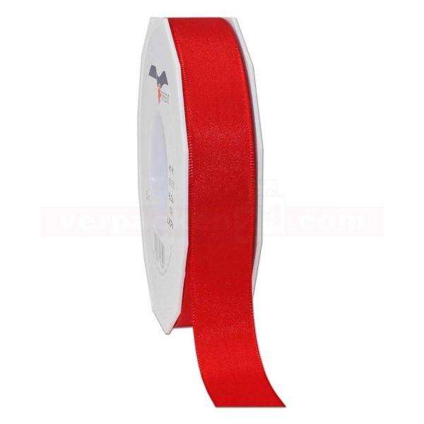 Seidenband - Europa - Rolle 50 m, 25 mm - rot (609)