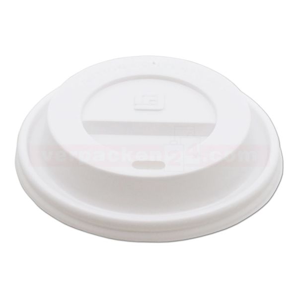 Deckel weiß Hartpapierbecher - Ø 90mm - für Becher 300+400ccm
