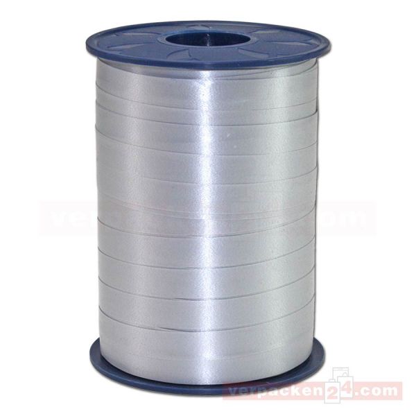 Glanzband auf Rolle 250 mtr., 10 mm - silber (631)