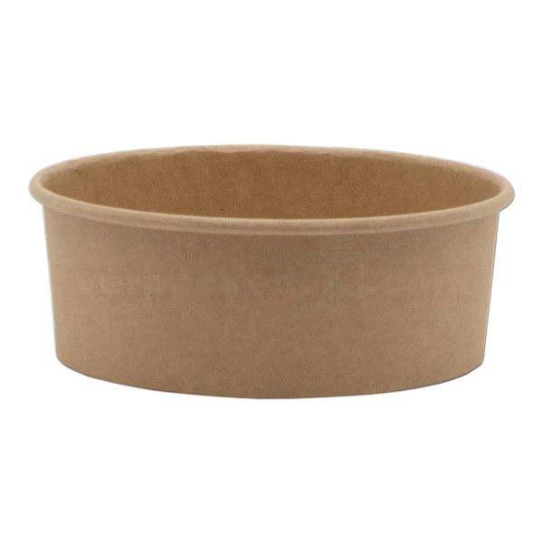 Bowls Kraft rund KM - BECHER - braun, PE-Beschichtung