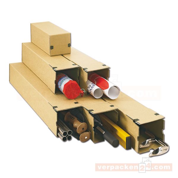 Planversandhülsen, braune Wellpappe
