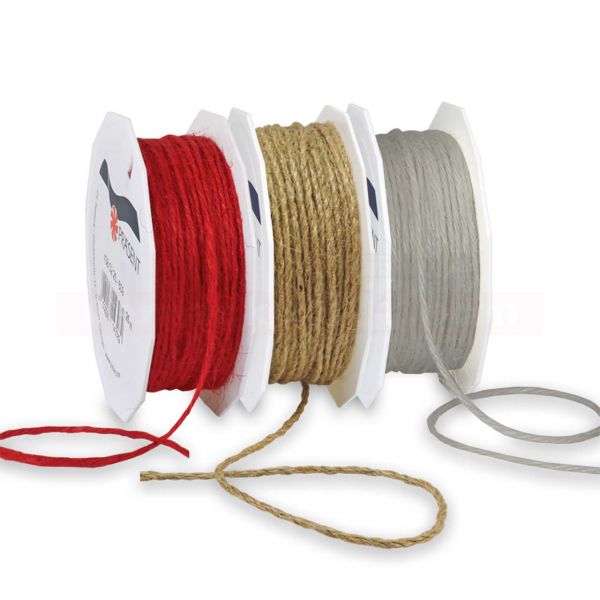 Geschenkkordel Jute - Themse - Rolle 25 m, 2 mm