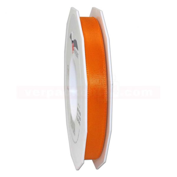 Seidenband - Europa - Rolle 50 m, 15 mm - orange (620)