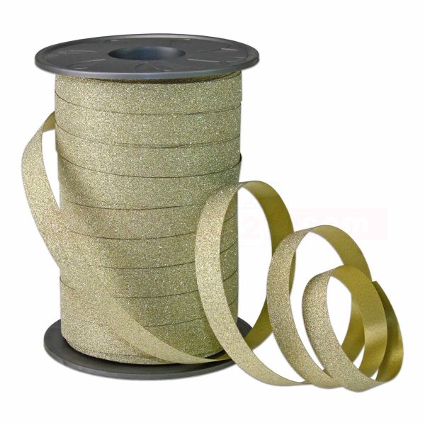 Ringelband Poly Glitter - Weihnachten - Glitzereffekt, 10 mm