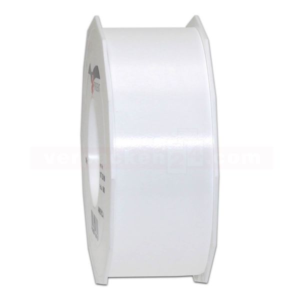 Glanzband auf Rolle 091 mtr., 40 mm - weiß (600)