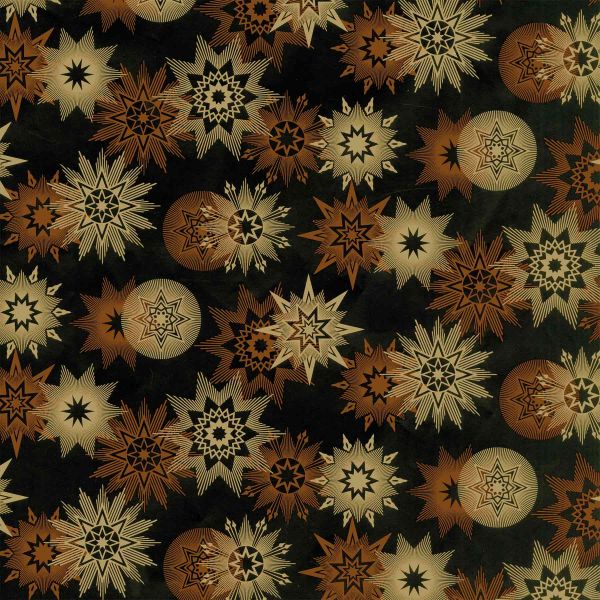Weihnachts Geschenkpapier Zo 2A97062, Rolle 70cm, Sterne gold