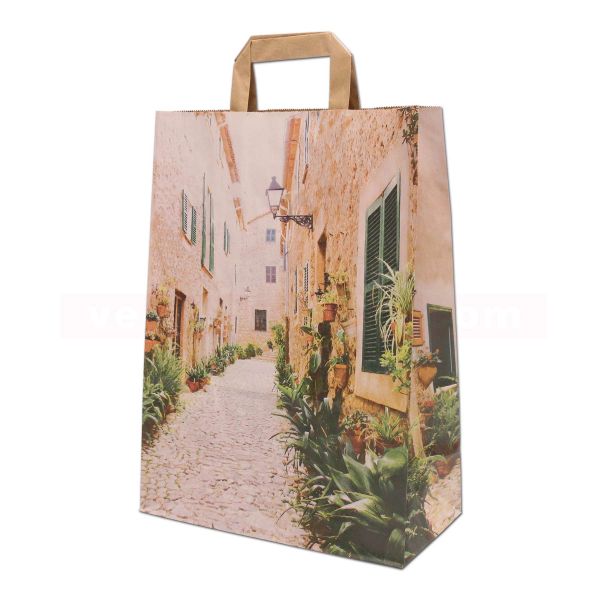 Papiertragetasche, Göttingen DESIGN - Florenz - 26+12x35cm