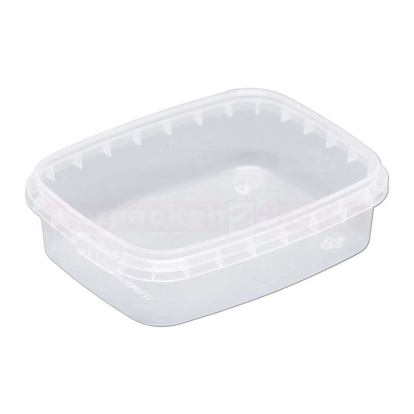 Verpackungsbecher Originalitätsverschluss eckig - Becher - PP