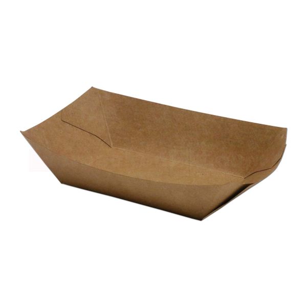 Foodtray braun - Snackschale - kunststofffrei