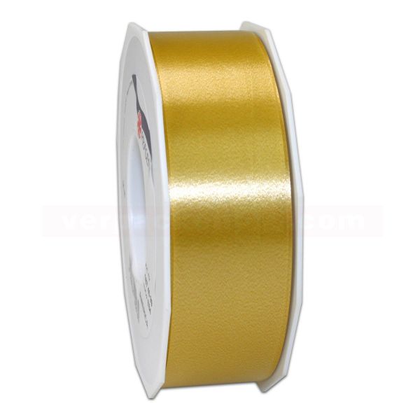 Glanzband auf Rolle 091 mtr., 40 mm - gold (634)