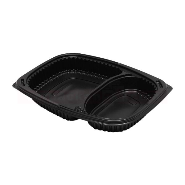 Menüschalen COOKIPACK schwarz - SCHALE - Lunchbox mikrowellengeeignet