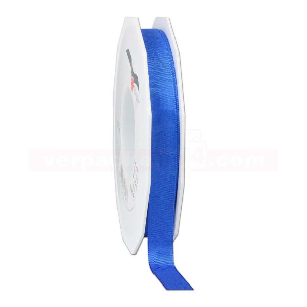 Seidenband - Europa - Rolle 50 m, 15 mm - blau (614)