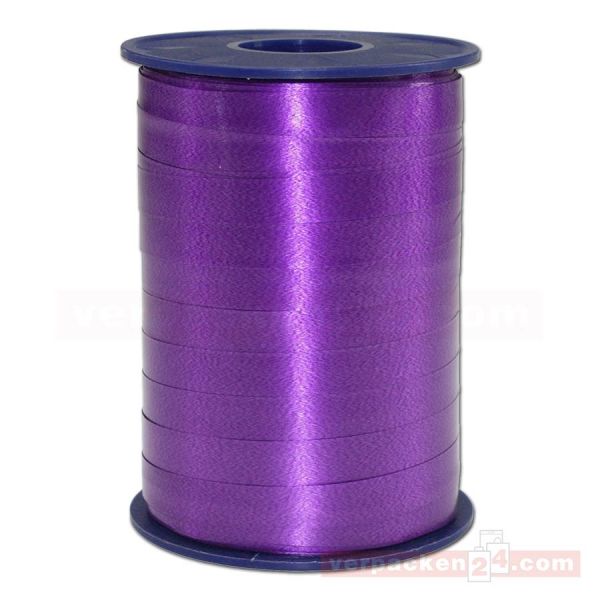 Glanzband auf Rolle 250 mtr., 10 mm - violett (610)