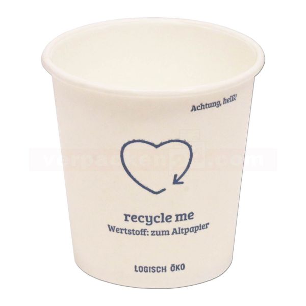BIO Kaffeebecher, recycle me - Papier FSC® Mix
