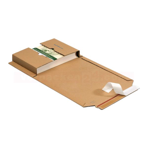 Universalverpackung Multiwell, Wellpapp-Wickelverpackung braun - FSC®