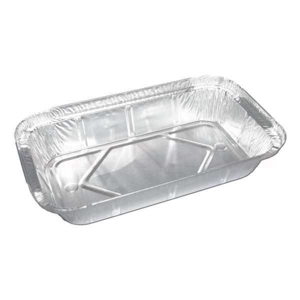 Aluschalen, 1-geteilt, 650 ml, Lasagne - 220x128x33 mm