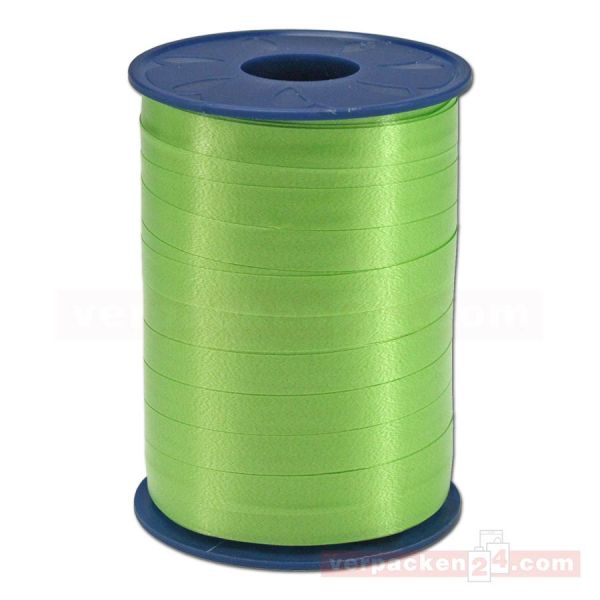 Glanzband auf Rolle 250 mtr., 10 mm - maigrün (630)