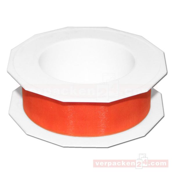 Schleifenband - Sheer - Rolle 25 m, 25 mm - orange