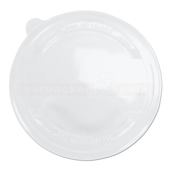 Bowls Kraft rund KM - DECKEL - transparent, rPET