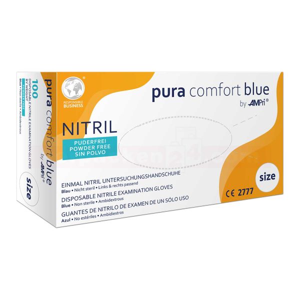Nitril-Handschuhe - Einweghandschuhe blau, puderfrei