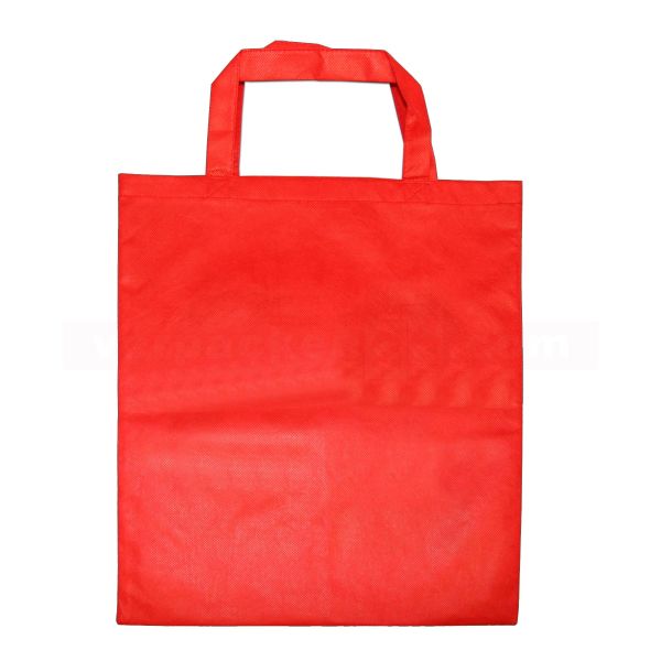 Non-Woven Tragetasche Kiel, rot, 2 kurze Henkel - 38x42cm