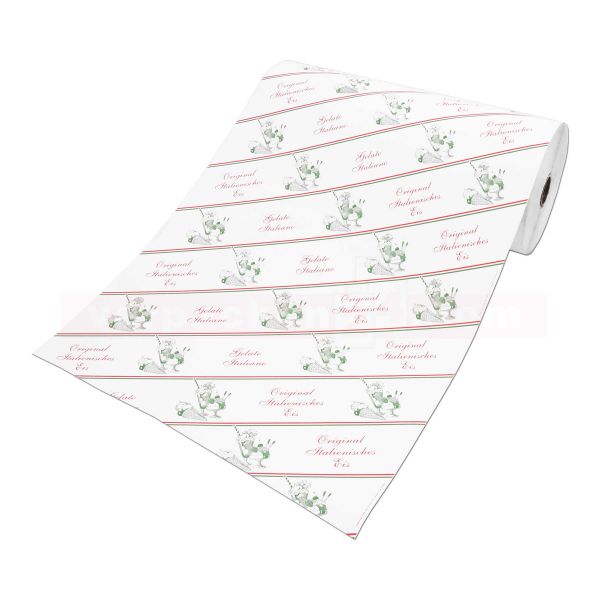 Eispapier - Rolle Einschlagpapier - Italienisches Eis - 50cm