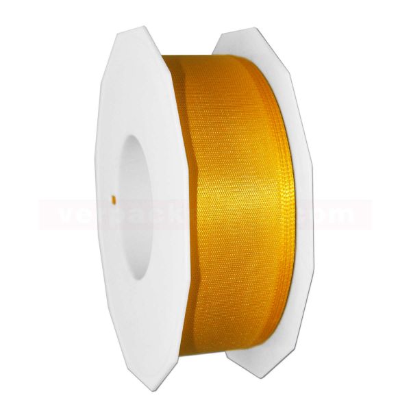 Seidenband - Europa - Rolle 50 m, 40 mm - gold gelb (705)