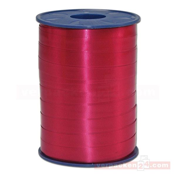 Glanzband auf Rolle 250 mtr., 10 mm - bordeaux (18)