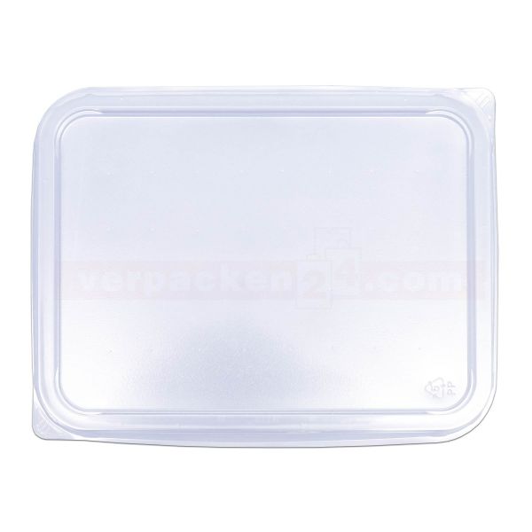 Verpackungsschale KR eckig - nur Deckel - PP glasklar