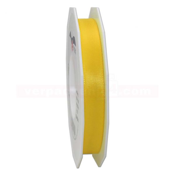 Seidenband - Europa - Rolle 50 m, 15 mm - gelb (605)