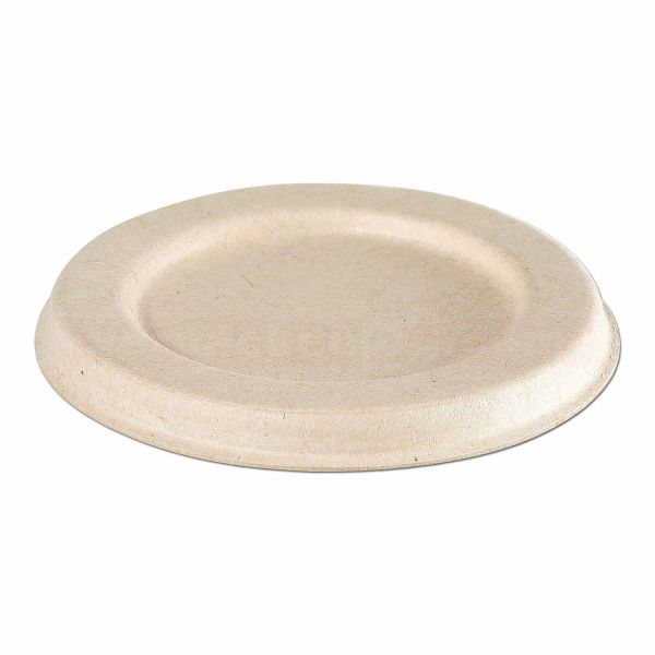 Dressingbecher ECO rund - DECKEL - aus Bagasse braun