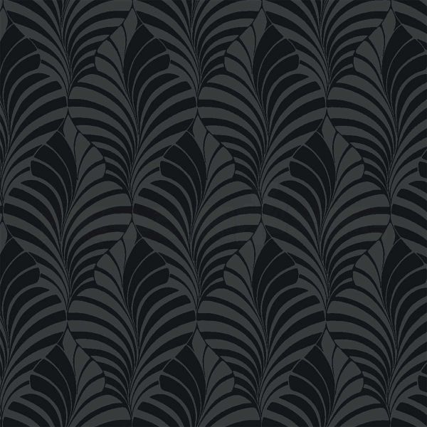 Geschenkpapier, neutral W 50163, Rolle 70 cm - Ornament schwarz