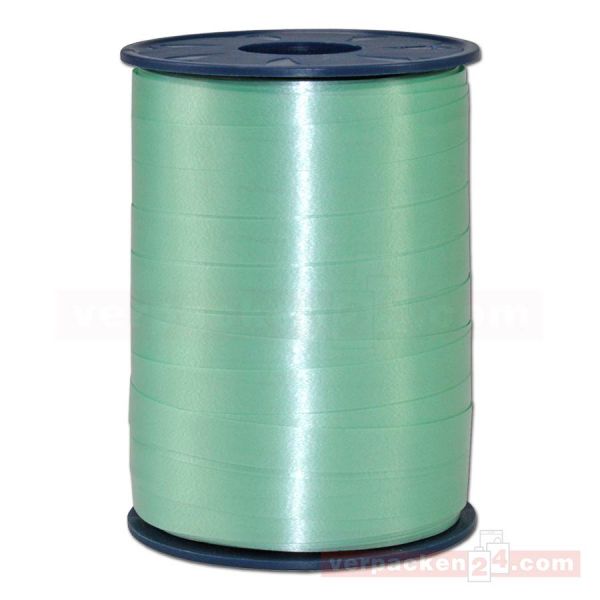 Glanzband auf Rolle 250 mtr., 10 mm - lindgrün (036)
