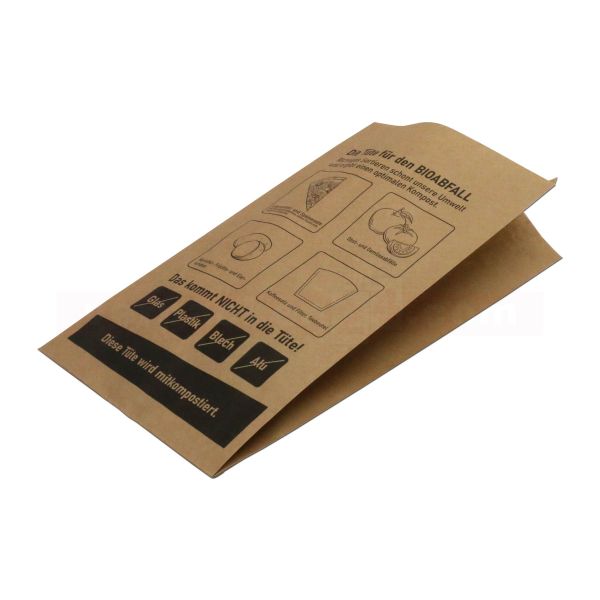 Biofaltenbeutel aus Kraftpapier 70 g/m² - nassverfestigt