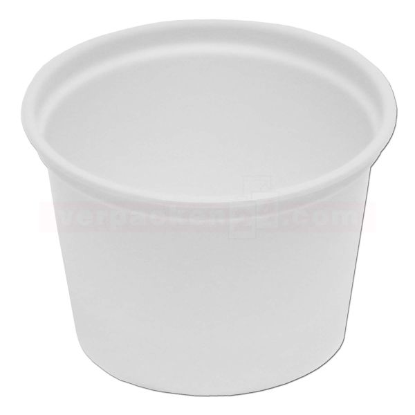 Verpackungsbecher PC rund - Becher - Polystyrol weiß
