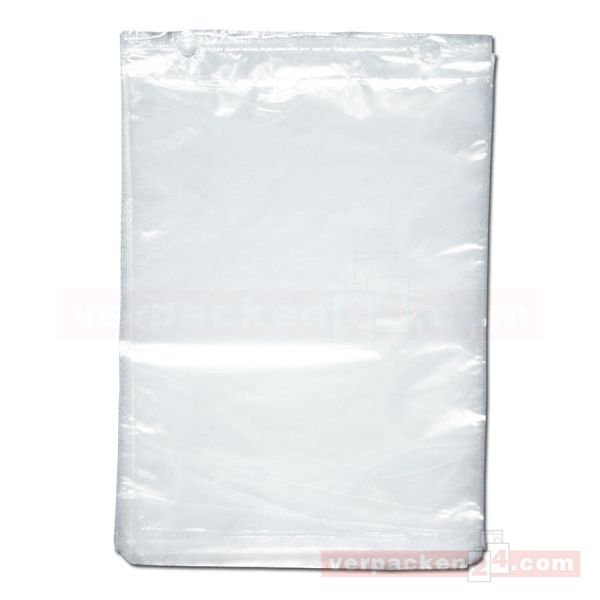 LDPE-Abreißbeutel, transparent, geblockt