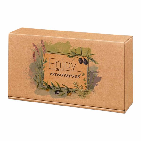 Wein-Flaschenverpackung, Präsentkarton - Enjoy the moment - FSC®