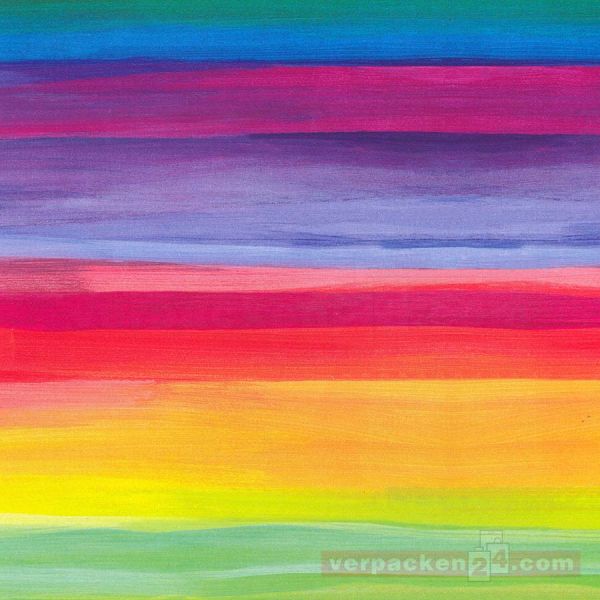 Geschenkpapier, neutral Zo 7A2263, Rolle 70 cm - Regenbogen