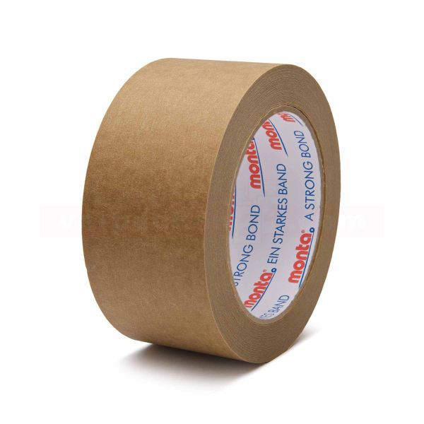 Packband Papier, braun - leise - Rolle 50 mm - 50 m