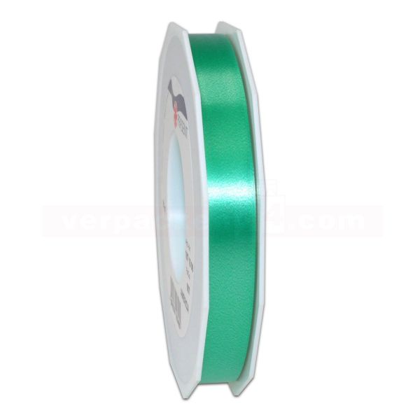 Glanzband auf Rolle 091 mtr., 15 mm - grün (607)