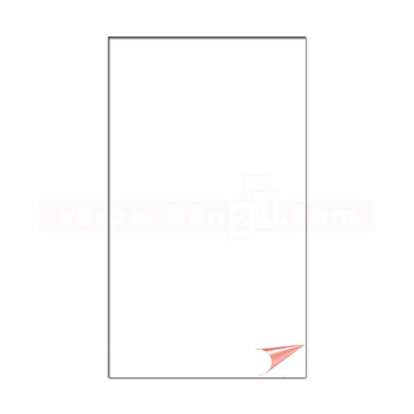 Backtrennpapier weiß - 2-seitig siliconisiert - Bögen