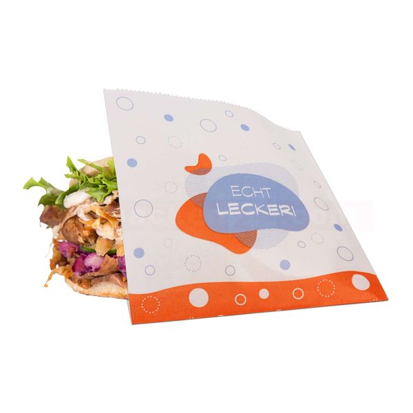 Snackbeutel - Handy Bag - Echt lecker - 16x16cm